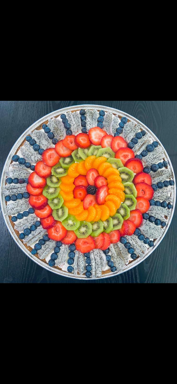 Tropical Medley — handmade fruit pizza by Sugar Pizza, Gilbert AZ