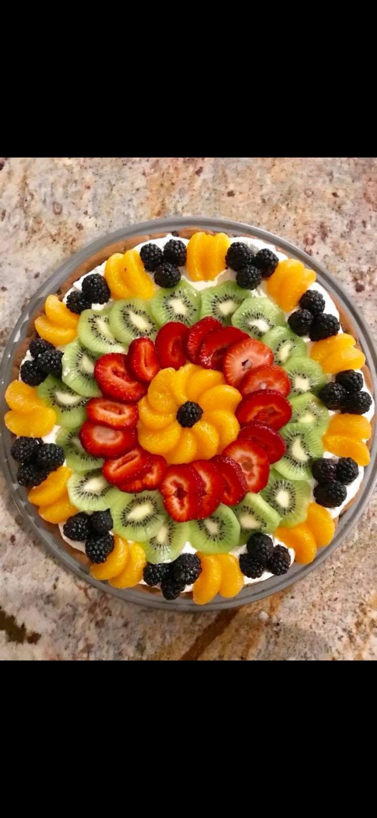 Mixed Berry Celebration — handmade fruit pizza by Sugar Pizza, Gilbert AZ