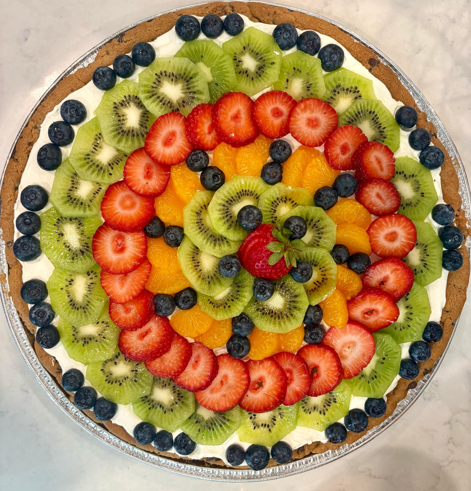 Rainbow Medley — handmade fruit pizza by Sugar Pizza, Gilbert AZ