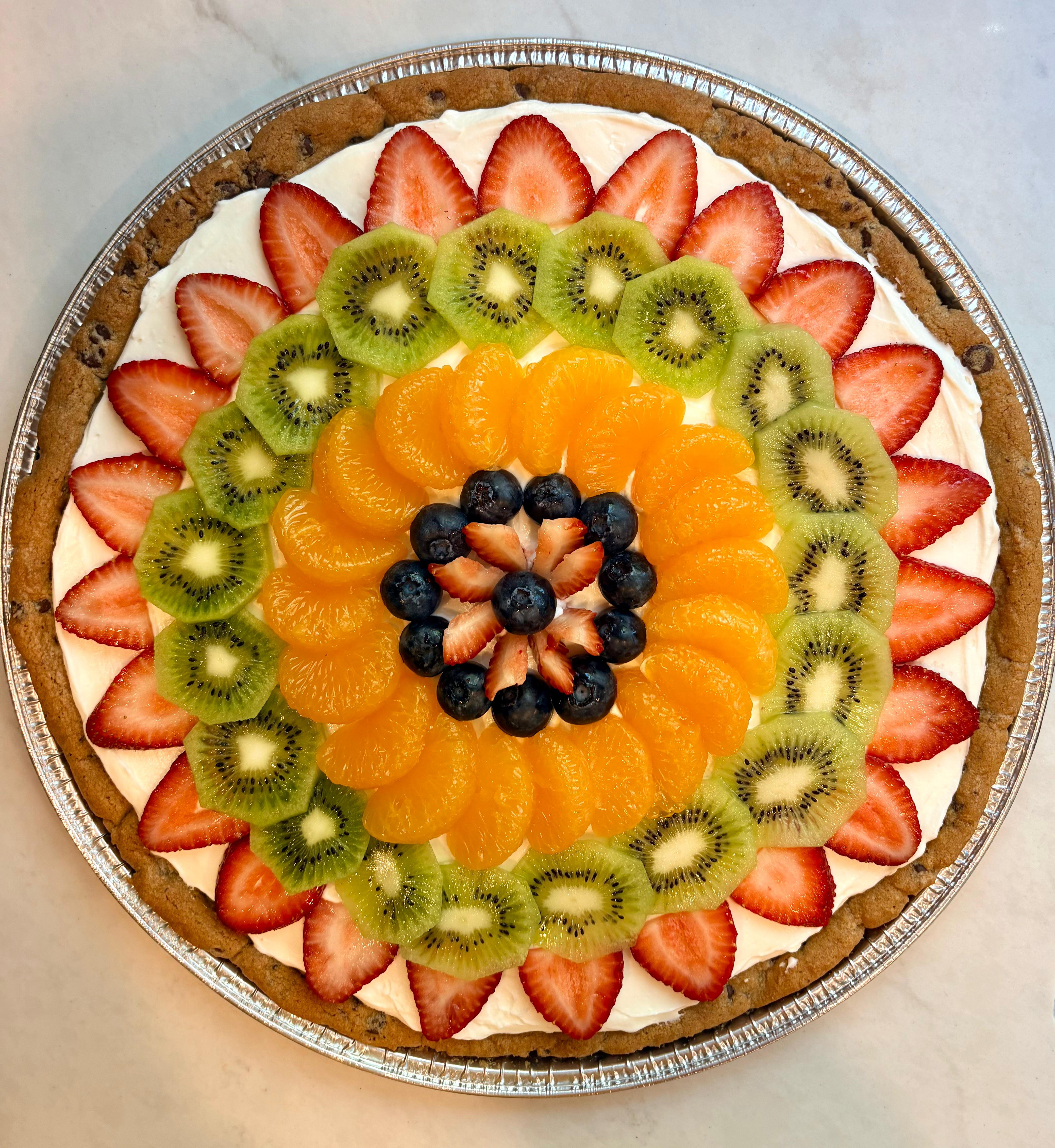 Strawberry Sunburst — handmade fruit pizza by Sugar Pizza, Gilbert AZ
