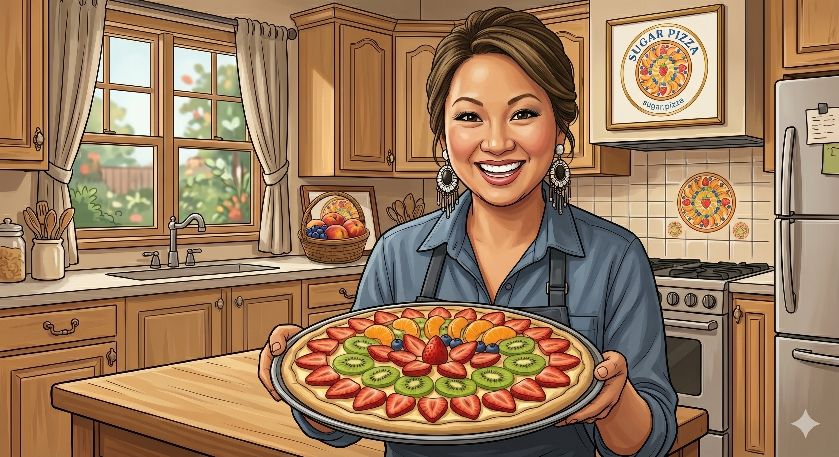 Xer Sayasy, Sugar Pizza fruit pizza chef, Gilbert AZ